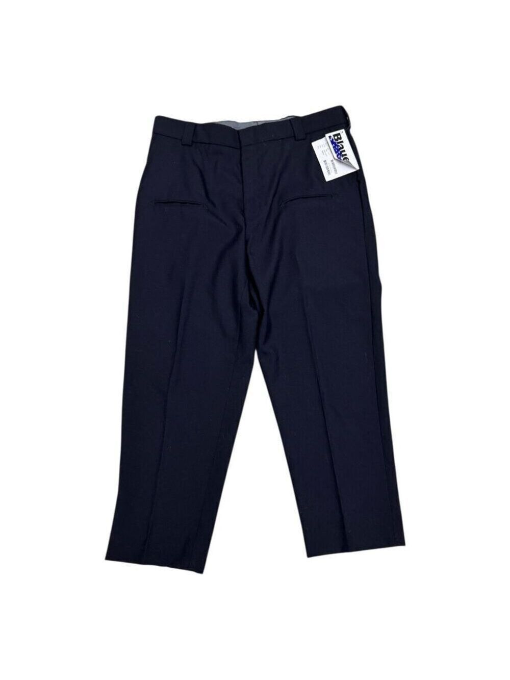 NWT - BLAUER 8-Pocket Wool Blend Trousers Navy Blue Work Pants Mens 40x30